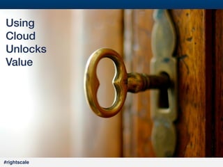 #10#
#rightscale!
Using!
Cloud!
Unlocks!
Value 
 