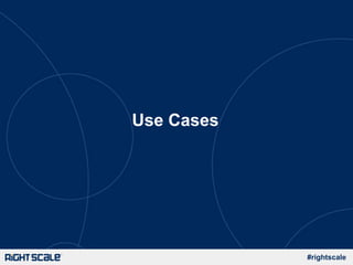 #rightscale
Use Cases
 