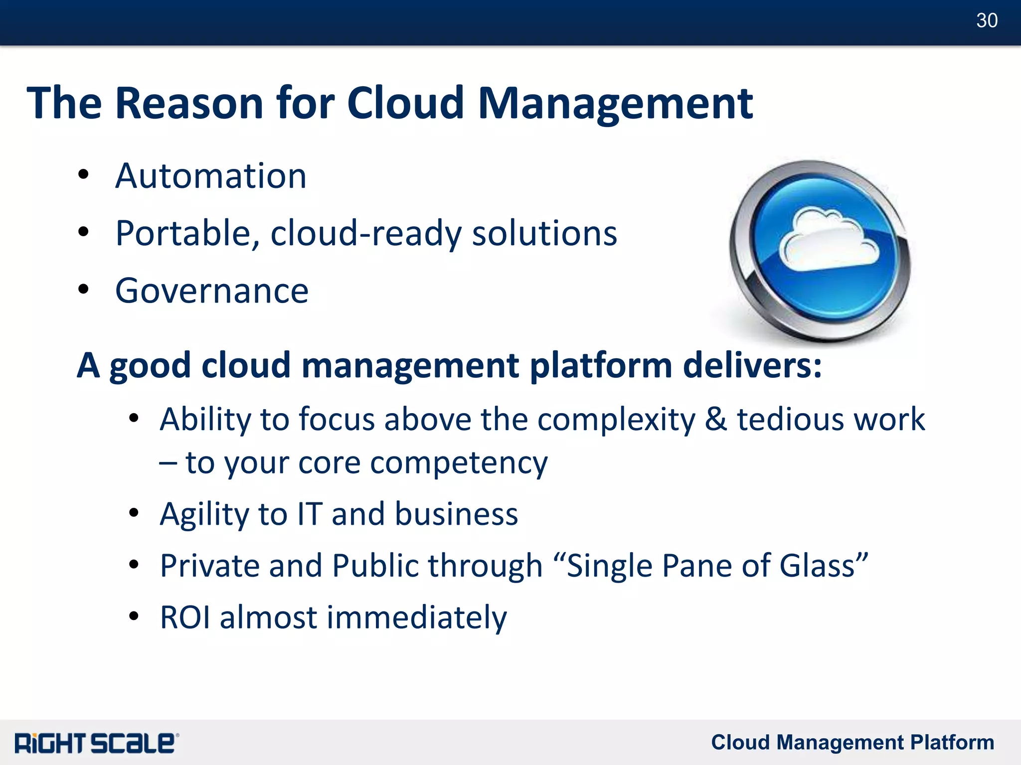 RightScale myCloud