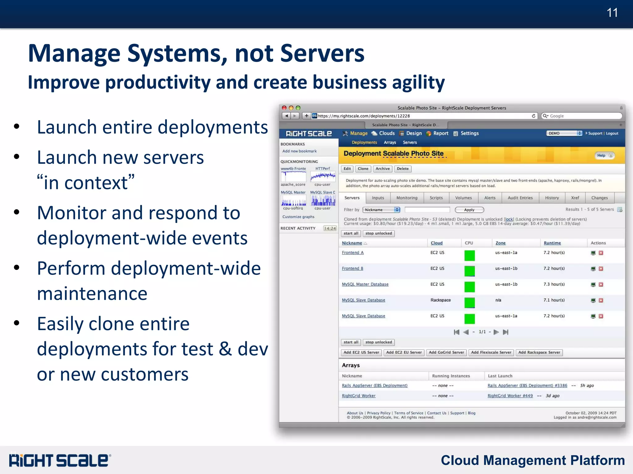 30% to 50% of all servers dedicated to test
