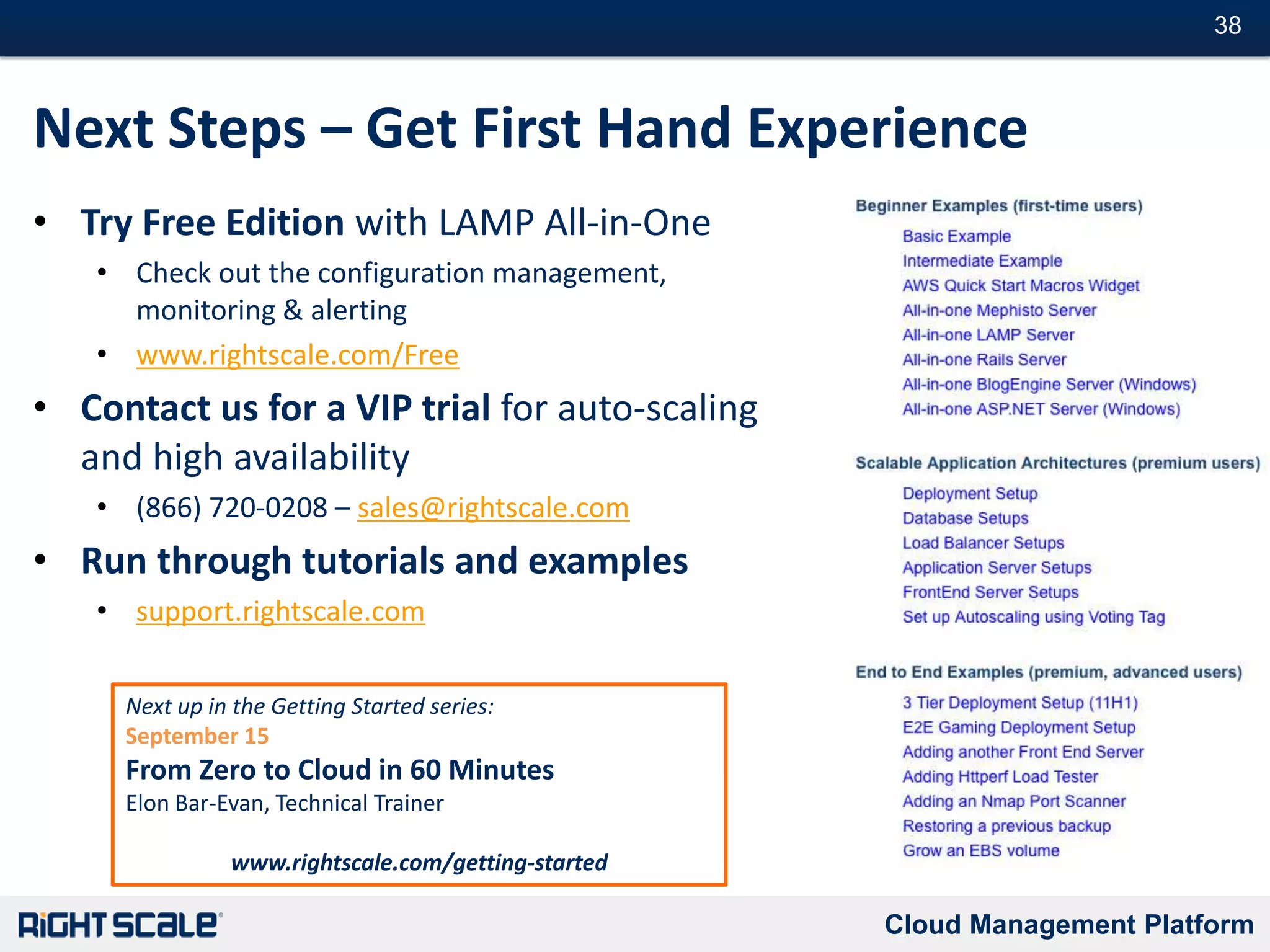 5 Quick Wins for the Cloud Quick Win #5High Availability Architectures