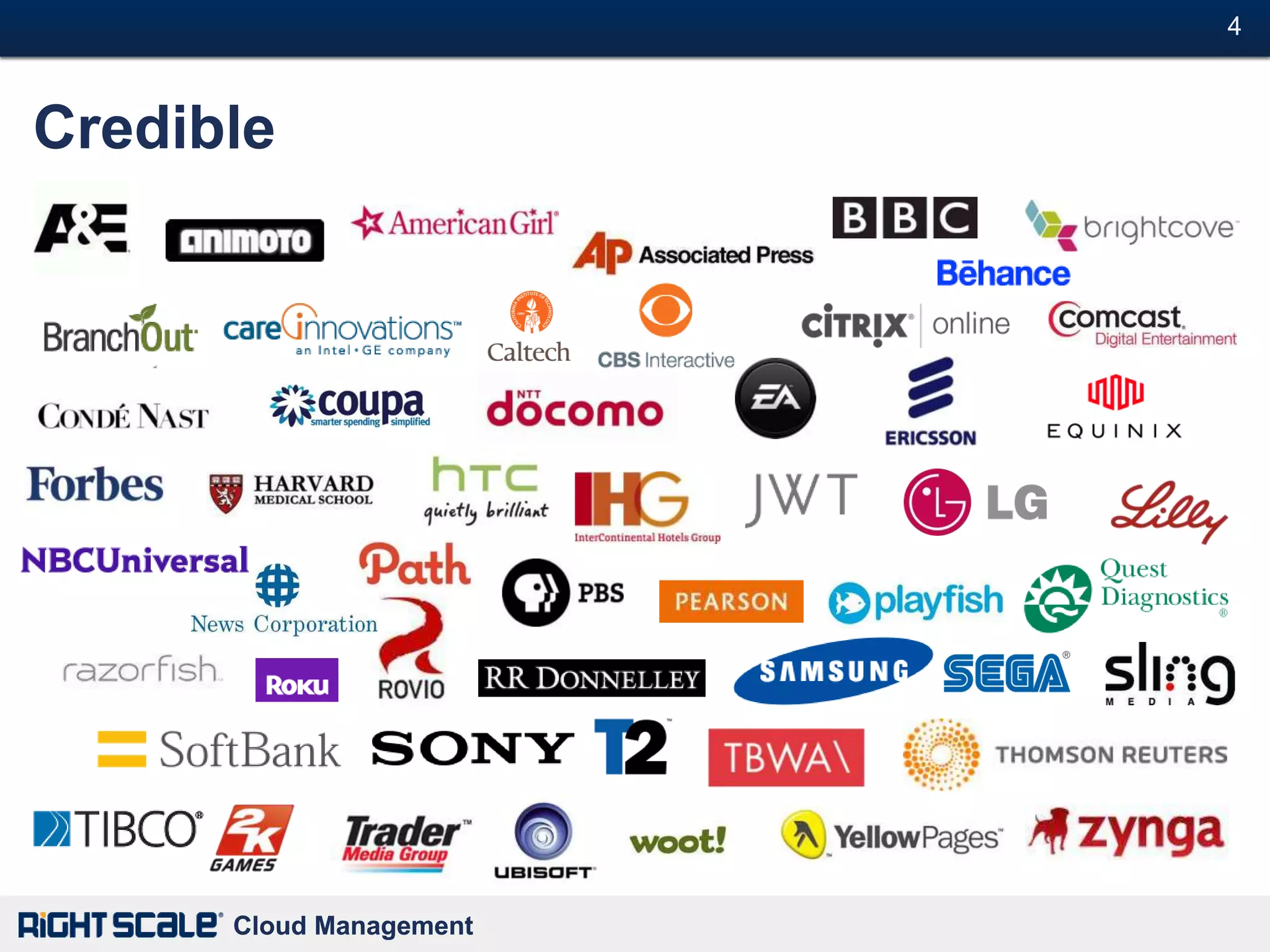 4#



Credible




      Cloud Management
 