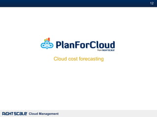 12#




             Cloud cost forecasting




Cloud Management
 