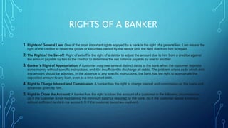 Banking law & Practices, Banking, Banker rights, case study, rule in ...
