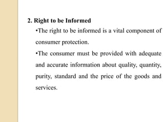 Rights of Consumers ( CPA - 1986) | PPTX