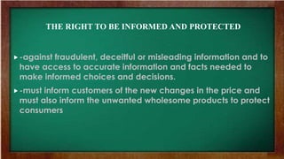 Rights of customers | PPTX