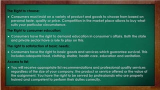 Rights of customers | PPTX