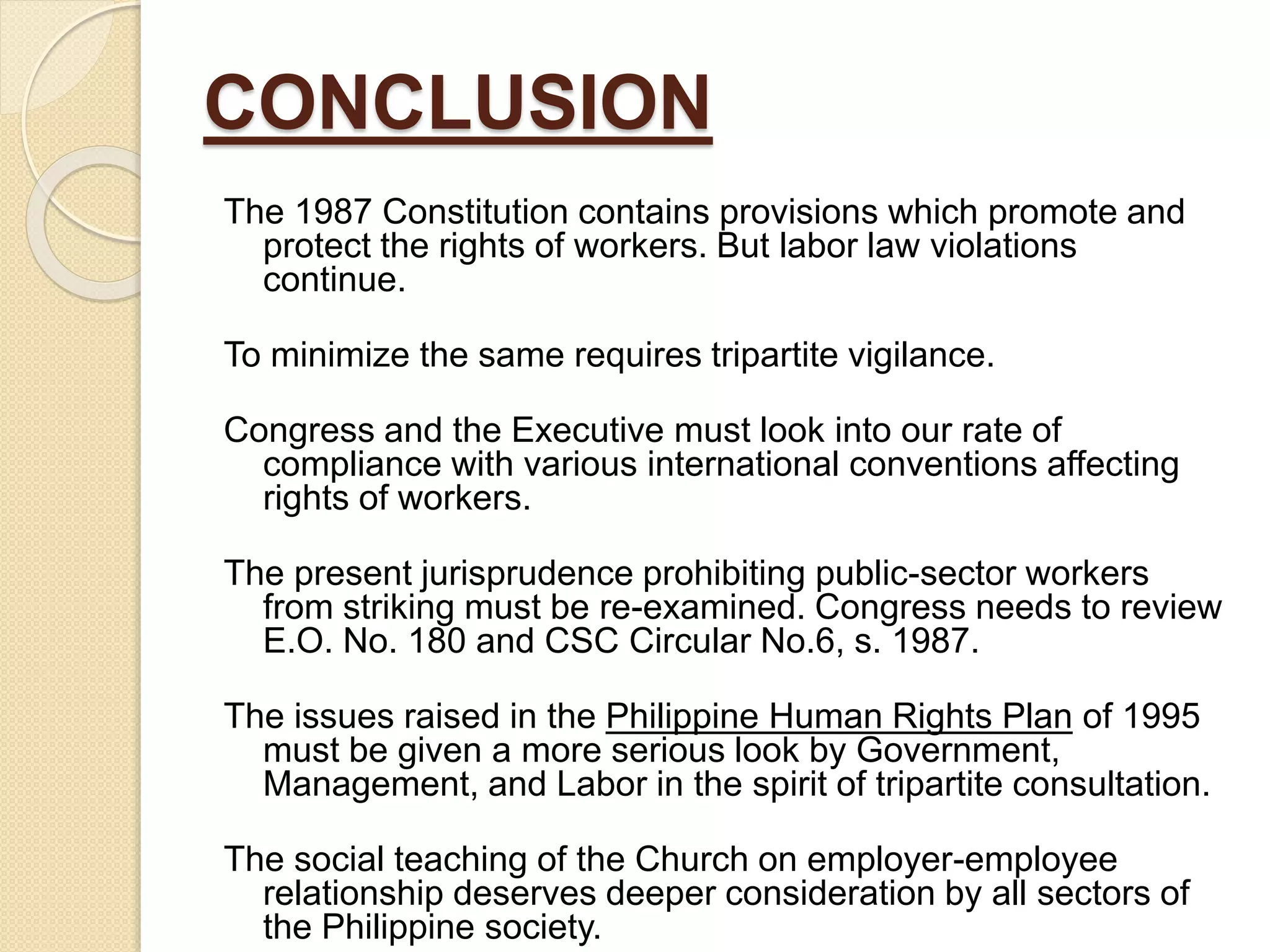 Rights of filipino workers | PPTX