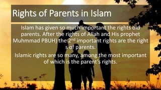 Rights of parents in islam by alimlive.com