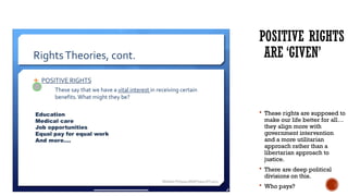 Exploring Global Rights Theories: Ethics, Politics, and Justice | PPTX