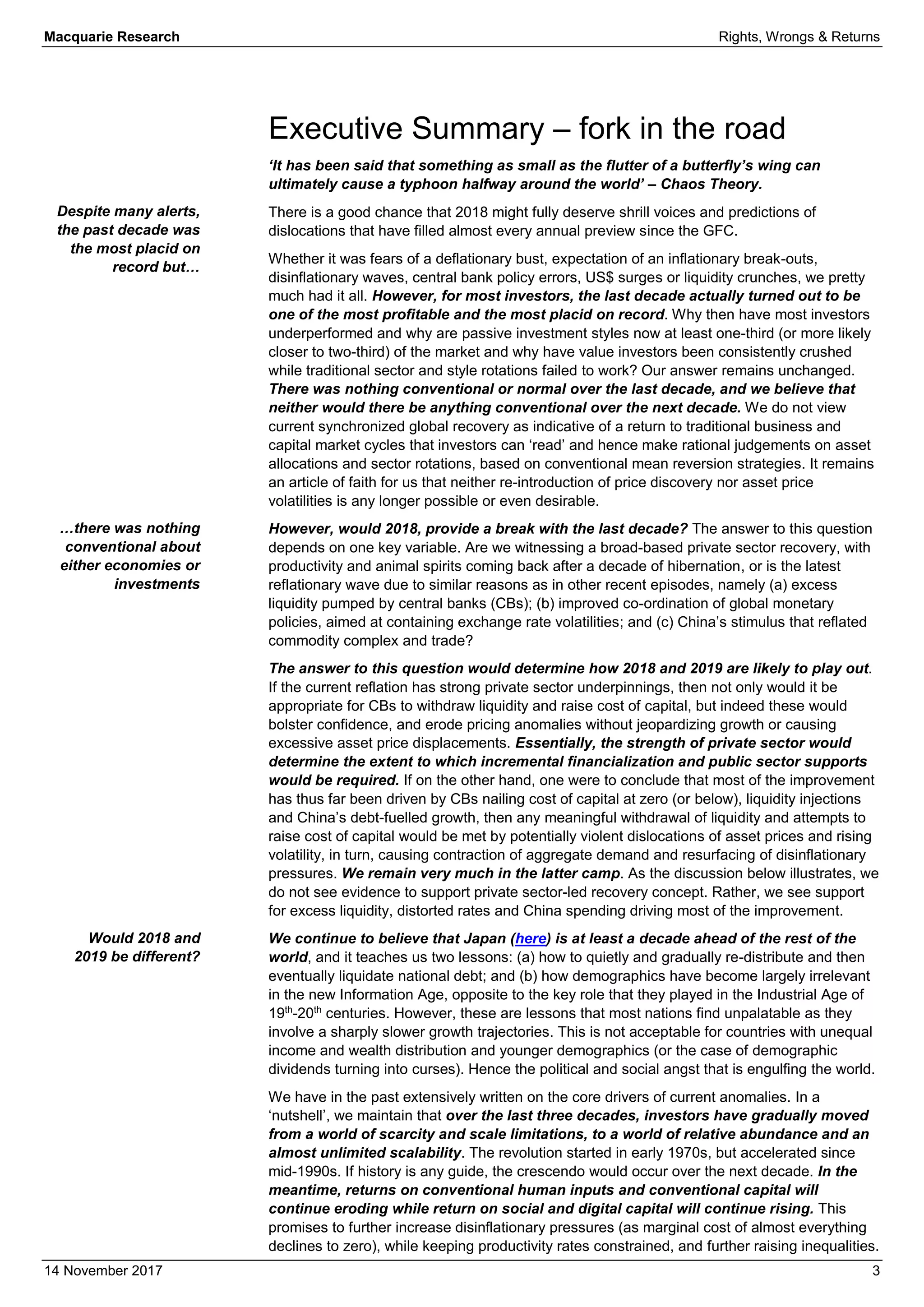 Rights, Wrongs & Returns 2018 year-of choices & consequences | PDF