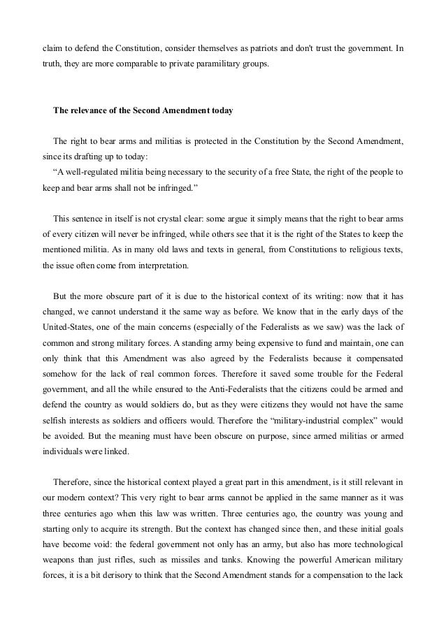 Essay About Learning English Second Amendment Right To Bear Arms The Right To Bear Arms History Pros Cons Video Lesson High School Narrative Essay also Business Management Essay Topics Hire A Ghostwriter Buy Essays And Research Papers From The Best Example Of A Essay Paper