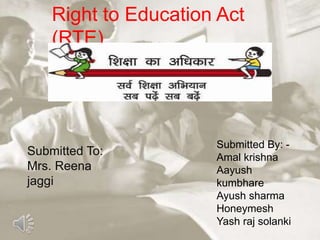 Right to education