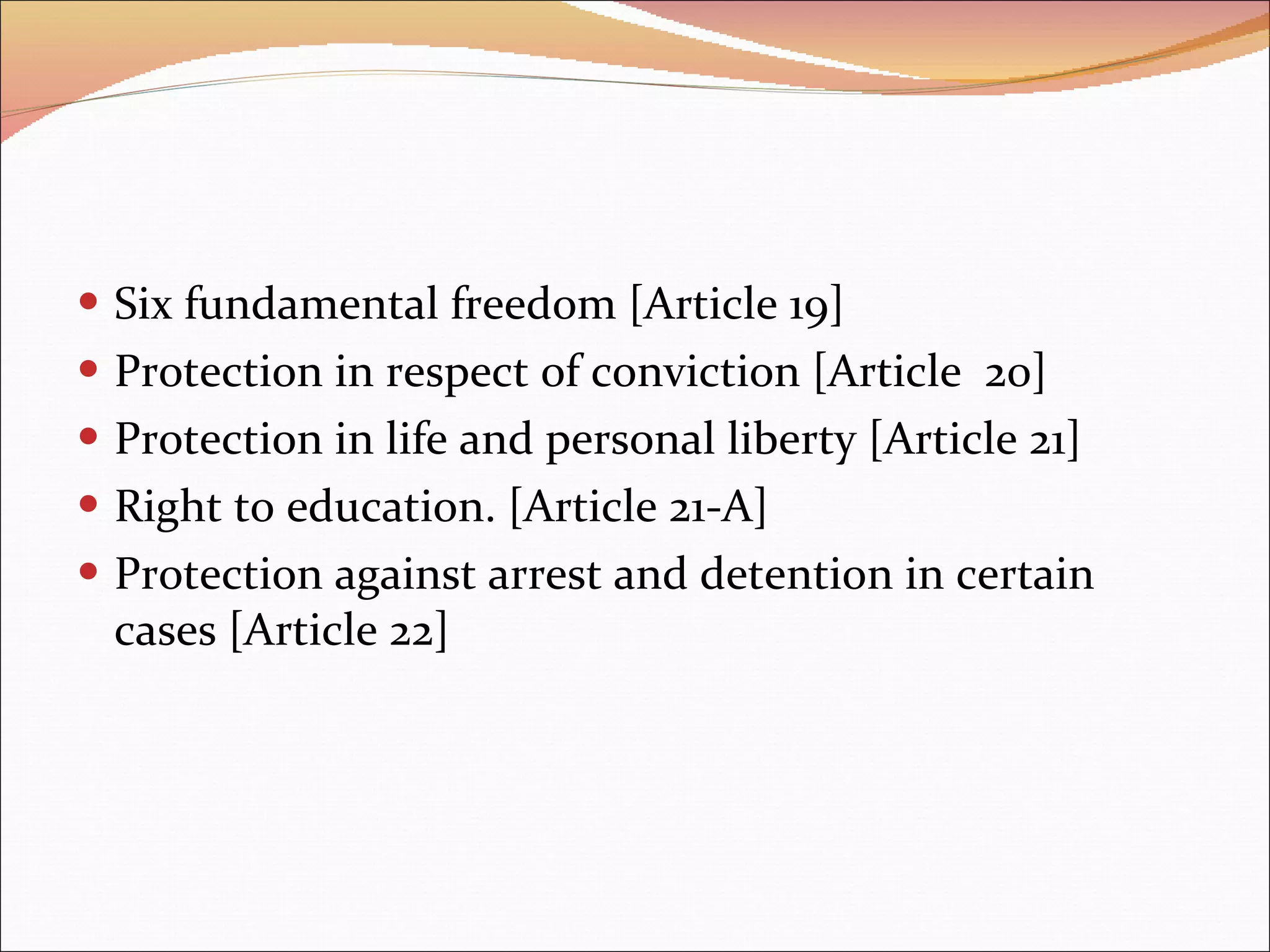 Right to freedom | PPT