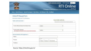 Source: https://rtionline.gov.in/
 