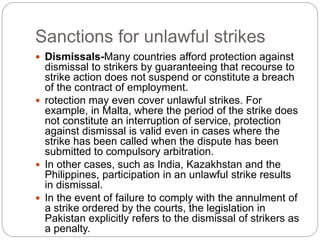 Valid Strike Right to lock out (instrument of economic coercion) | PPTX