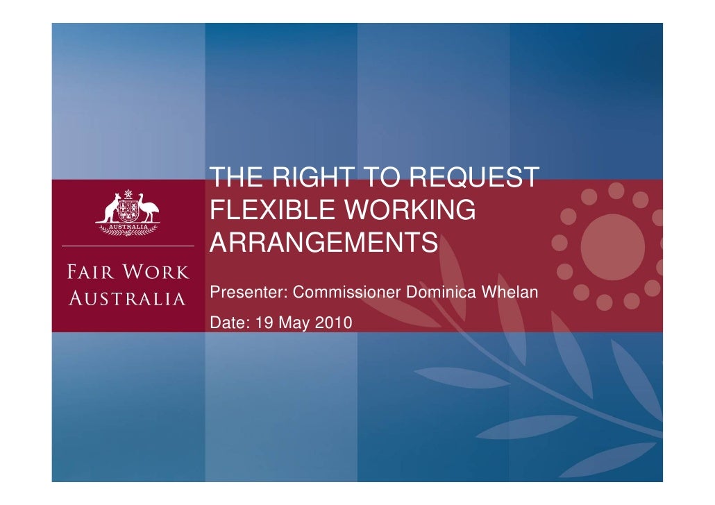 Fair Work Australia Right to Request Flexible Working Arrangements