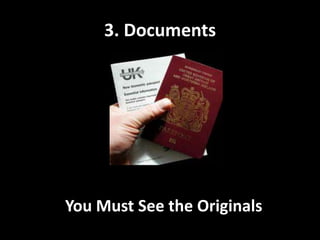 3. DocumentsYou Must See the Originals