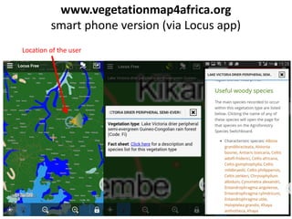 Right tree right place: vegetationmap4africa and Uganda Tree Finder
