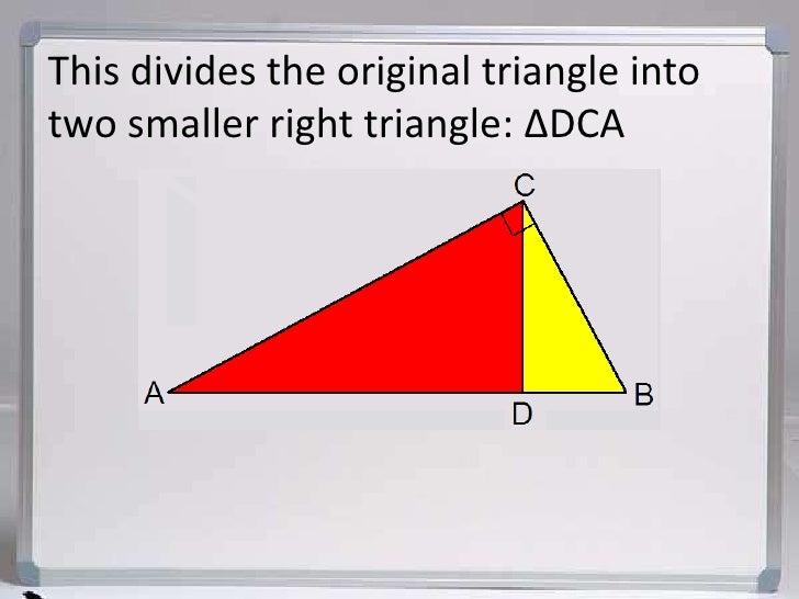 Right Triangle Similarity