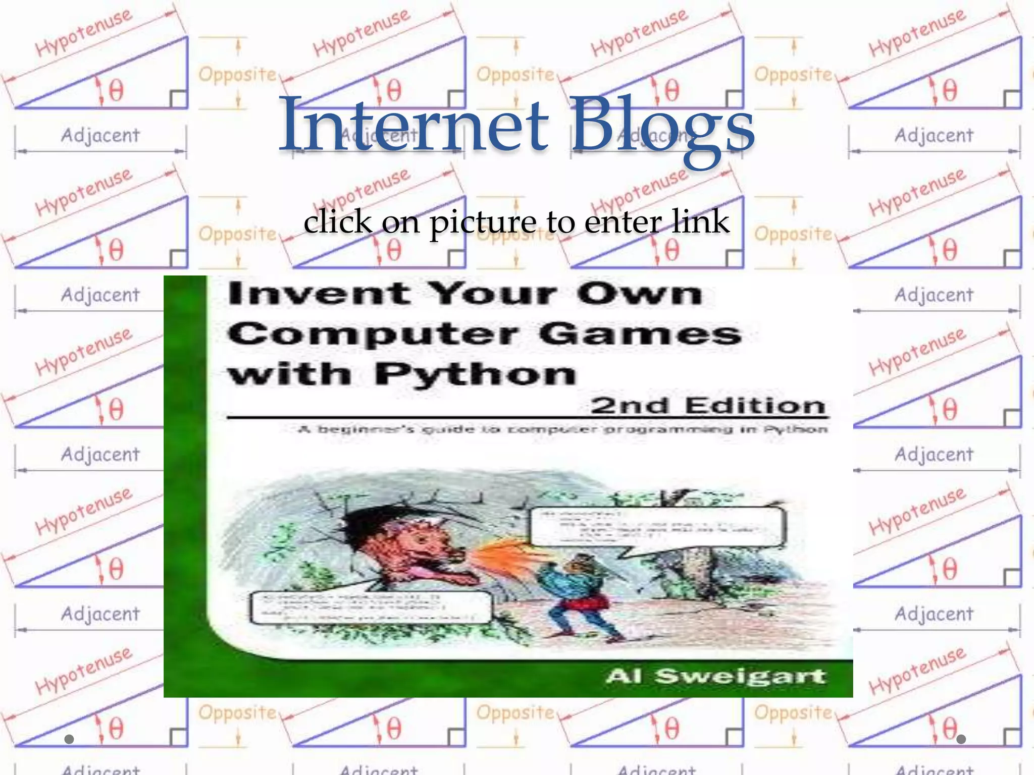 Internet Blogs
click on picture to enter link
 