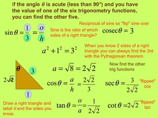 Right triangle trigonometry | PPT