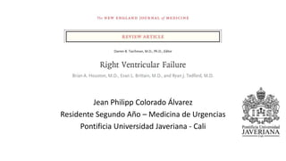 Jean Philipp Colorado Álvarez
Residente Segundo Año – Medicina de Urgencias
Pontificia Universidad Javeriana - Cali
 