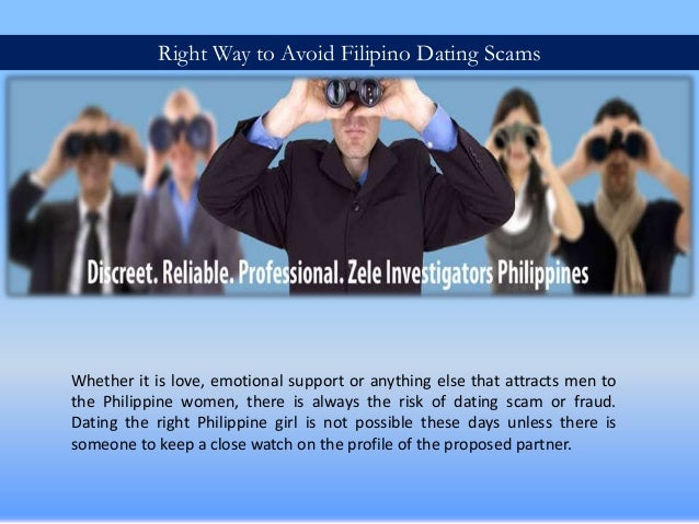 avoid filipino dating scams