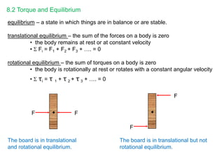 Rotational Motion and Equilibrium | PPT