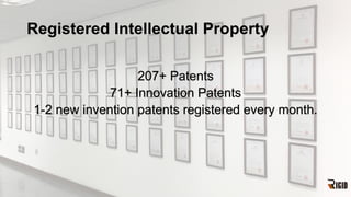 Registered Intellectual Property
 
