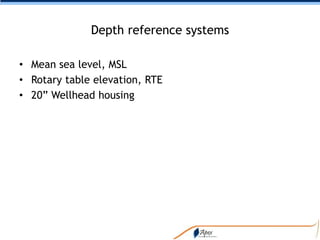Reference Elevations Rig Rig inspection, Sigve Hamilton Aspelund | PPTX