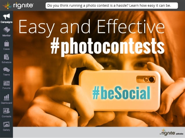 contest hashtag run slideshare