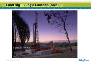 Land Rig Rkb Comprehensive Overview of Land Drilling Rigs and Their Operations | PPT