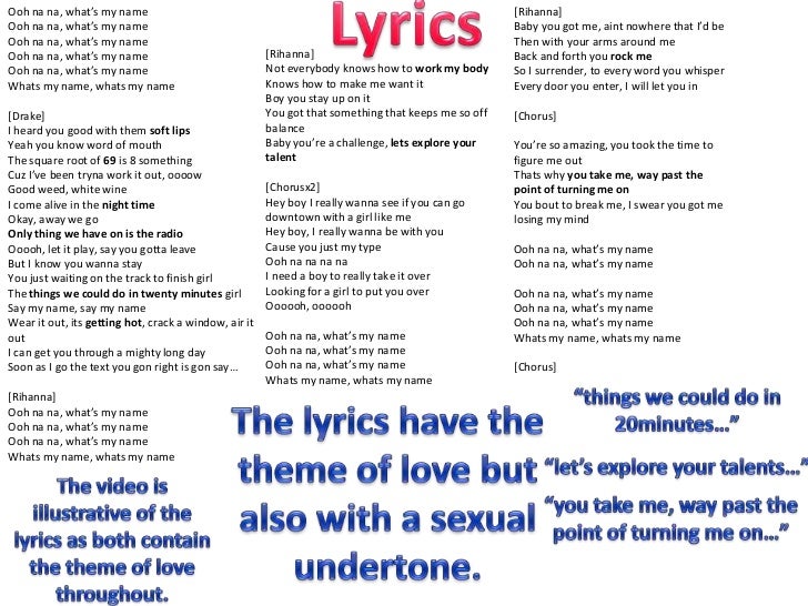 Rihanna Video Analysis slideshare