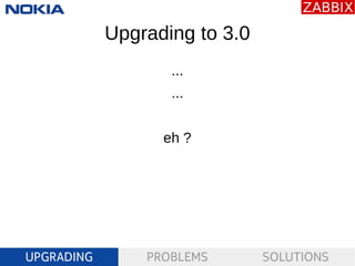UPGRADING PROBLEMS SOLUTIONS
Upgrading to 3.0
...
...
eh ?
 