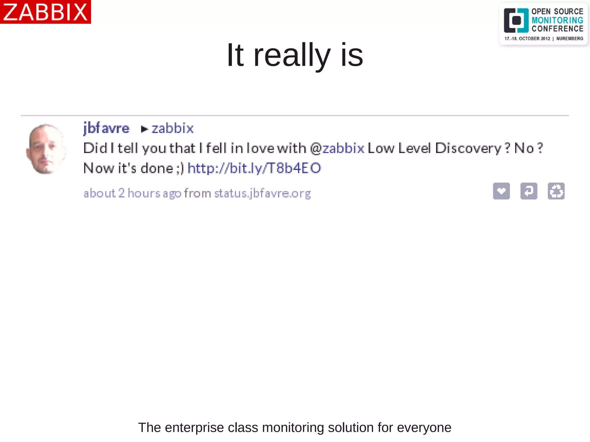 The enterprise class monitoring solution for everyone
It really is
 