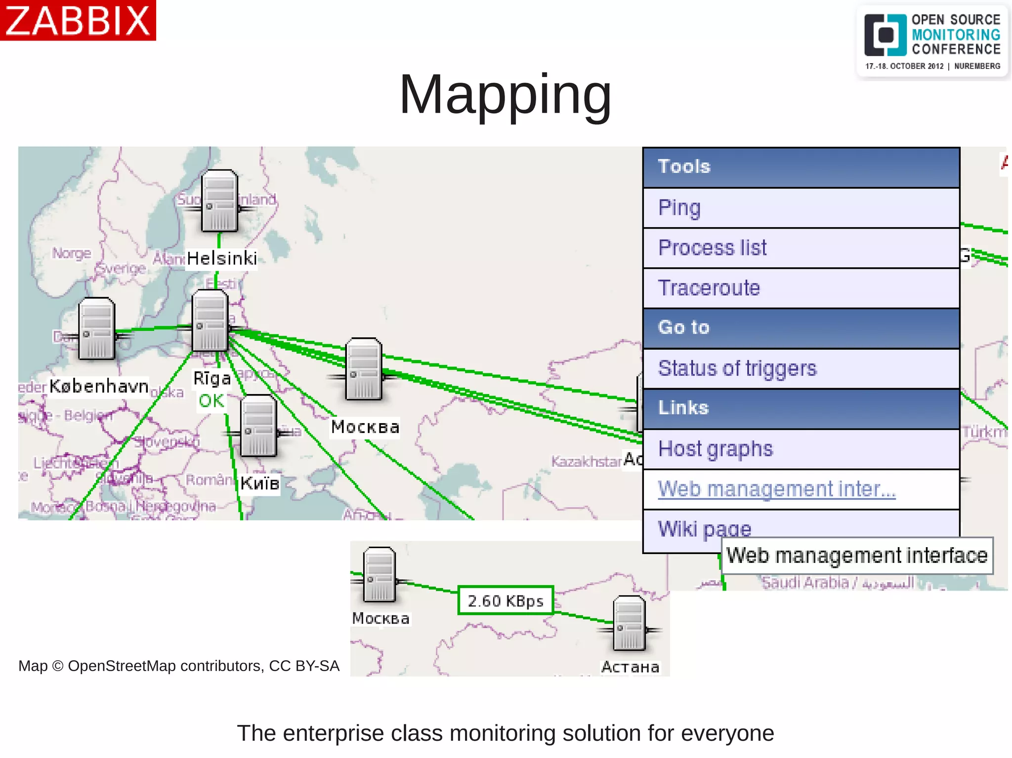The enterprise class monitoring solution for everyone
Mapping
Map © OpenStreetMap contributors, CC BY-SA
 