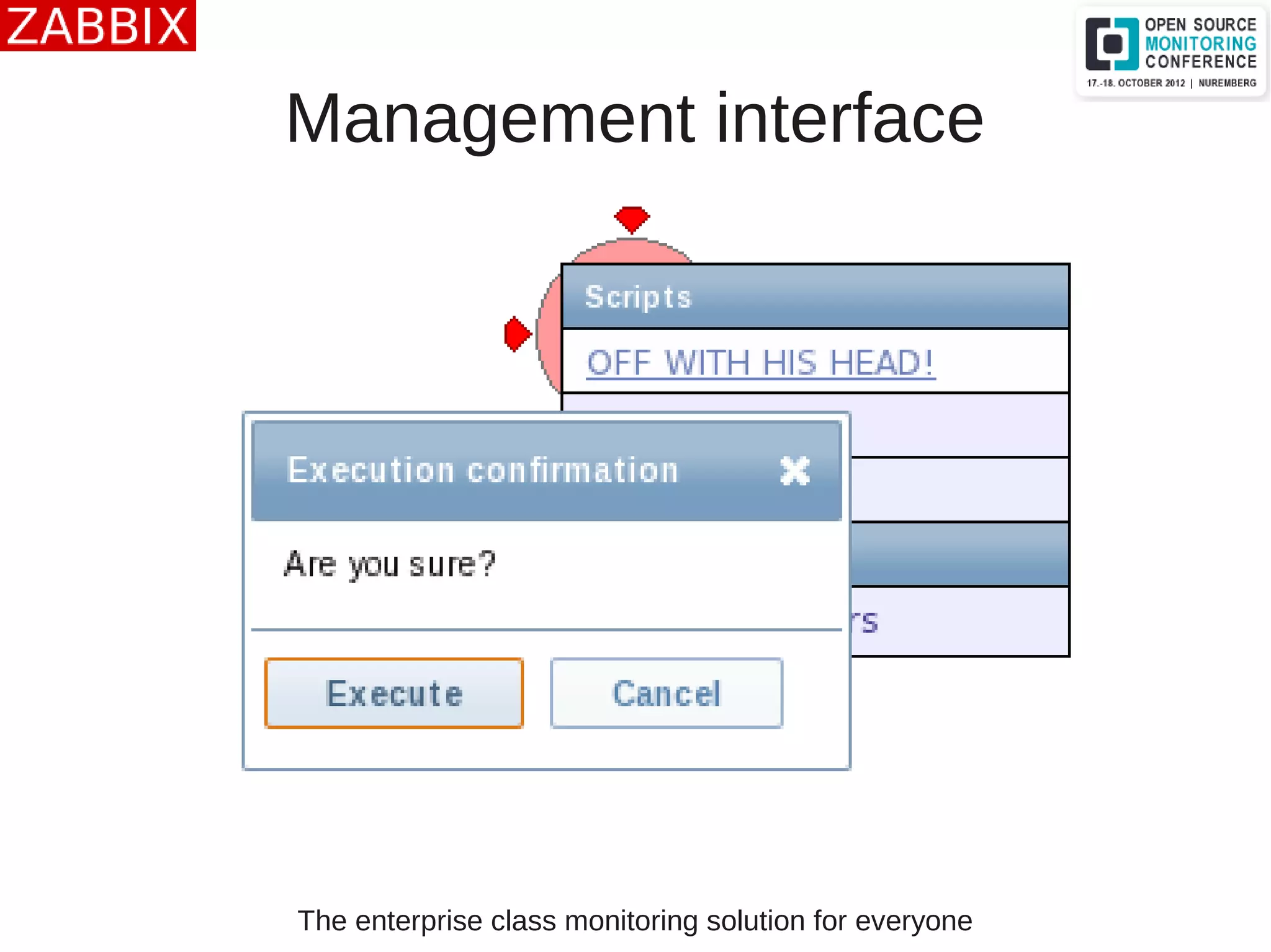 The enterprise class monitoring solution for everyone
Management interface
 