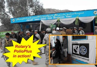 Rotary's PolioPlus in action!  
