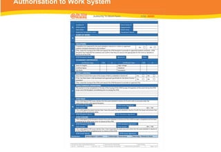 Authorisation to Work System
 