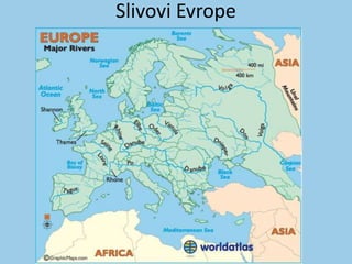 Rijeke i jezera Evrope | PPTX