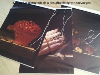 Klik op het pictogram als u een afbeelding wilt toevoegen

 