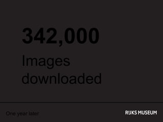 342,000
Images
downloaded
One year later

 