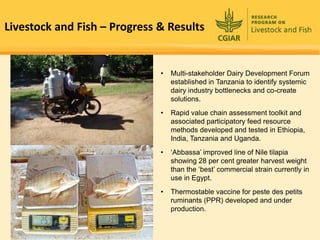 Rijsberman cgiar science overview funders forum 2-11-2012