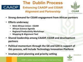 Rijsberman cgiar science overview funders forum 2-11-2012