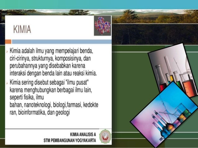 Peranan Kimia Dalam Kehidupan