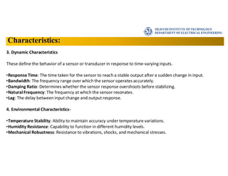 Sensors and Transducers, Electrical Engineering | PPT