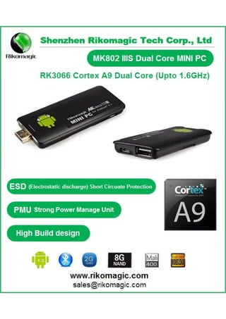 My Ad Design for Rikomagic - Quad Core Mini Android TV Stick