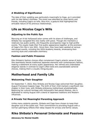 Riko Shibata_ Into the Life of Nicolas Cage's Wife.docx