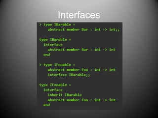 Interfaces